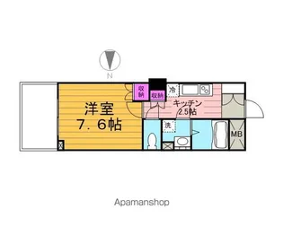 パークキューブ亀戸【5階】の間取り
