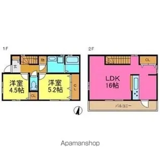 愛知県名古屋市守山区向台1丁目【一戸建】の間取り