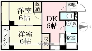 リッチハイム【502号室】の間取り
