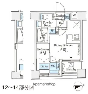 東京都文京区春日2丁目【マンション】の間取り