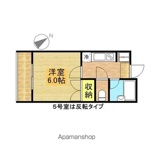 プラージュⅡ【306号室】の間取り