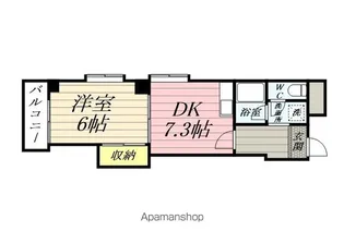 ロイヤルヒルズ上杉Ⅱ【301号室】の間取り