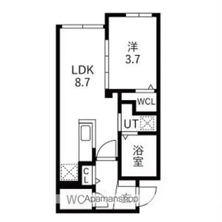ONE STAGE麻生(ワンステージアサブ)【1階】の間取り