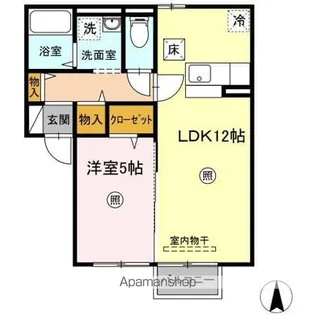 コンフォール台原 III【1階】の間取り