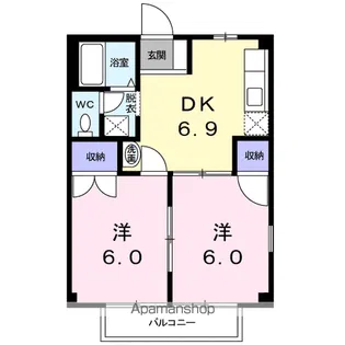 ドリームⅠ【1階】の間取り