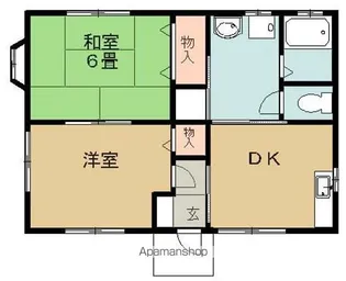 TSハウス【1階】の間取り