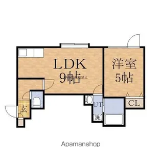 ミライコートⅢ【205号室】の間取り