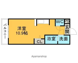 S&F MANSION【201号室】の間取り