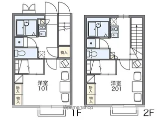 レオパレスJUN東野【205号室】の間取り