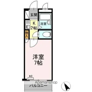 ロベット天王【2階】の間取り