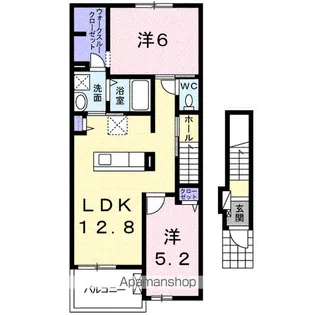 レザンド・フレーズⅠ【2階】の間取り