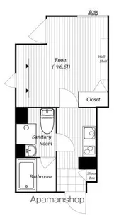 BARK LANE 早稲田Ⅱ【3階】の間取り