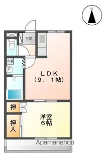 クオリティハイツ【2階】の間取り