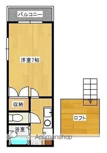 ボヌール姪浜【201号室】の間取り