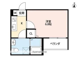 エシエル【2階】の間取り