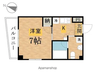 エデンスクエア【203号室】の間取り