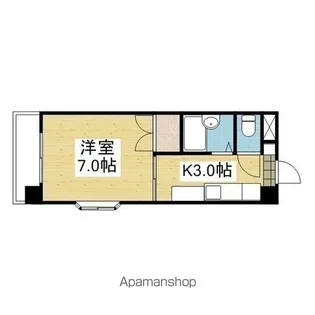 レジデンスヨコオ【4階】の間取り