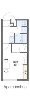 レオパレスシャルマンSAKAMOTO【204号室】の間取り