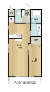 アーバンコート玉津【203号室】の間取り