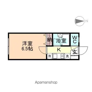 ハイツ高原【201号室】の間取り
