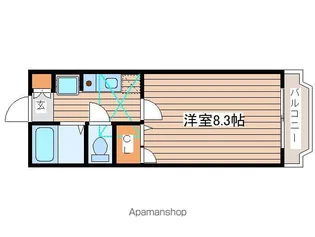 ビューハイツ愛子A【2階】の間取り