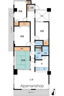 TQレジデンス柏【5階】の間取り