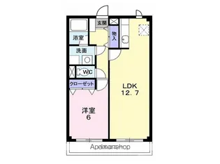ル・セーヌ本町【3階】の間取り