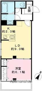 DIAMOND VALLEY ダイヤモンドバレー【202号室号室】の間取り