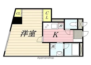 ルミエール美原【604号室】の間取り