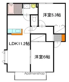 ウィンビレッジ【101号室】の間取り