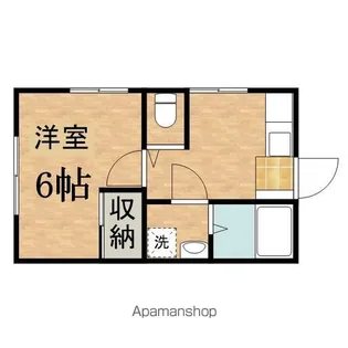 東京都日野市大字新井【アパート】の間取り