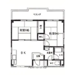 リバーサイドゆう【3階】の間取り