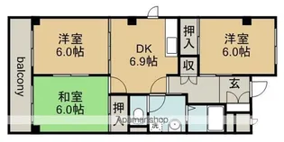 ハイムフロイデⅠ【3階】の間取り