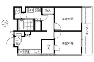 レオパレスプリオール東山II【102号室】の間取り