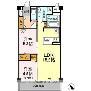 ポラリス【2階】の間取り