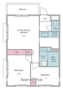 レジディア世田谷若林【2階】の間取り