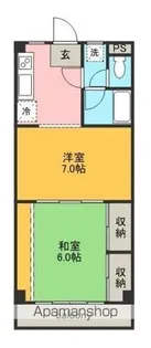 メゾンアルパ宮町【204号室】の間取り