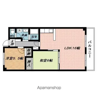 ロイヤルマンション【3階】の間取り