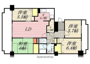 ライフインサーラ【5階】の間取り
