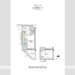 1Rの間取り画像