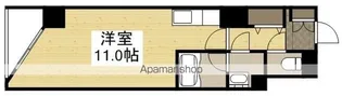 HIGHS TOP表町【503号室】の間取り