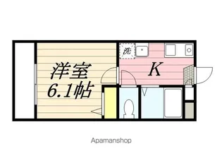 ル・シエル砂押橋【2階】の間取り