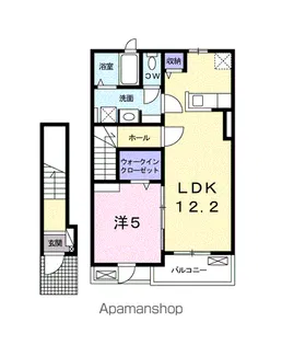 ブリーゼ ツヴァイ【2階】の間取り