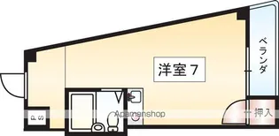 アリスト豊新【501号室】の間取り