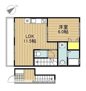 PRIMROSEⅡ【202号室】の間取り