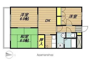 パレ・グランドール【408号室】の間取り