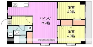 シティーマンション【601号室】の間取り