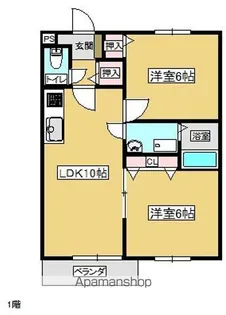 ベレッタ【1階】の間取り