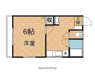 第5白王荘【105号室】の間取り