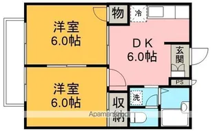 メゾンアサバ【2階】の間取り